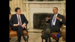 奥巴马会晤张晋创 美越发展新关系