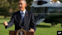 美國總統奧巴馬就抗擊伊波拉發表講話