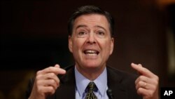 Daarektera FBI James Comey yoo galma wal gahi USA, Capitol Hill keessatti waan biiroo isaa gaafatanif deebii kenna.Caamsa 3,2017