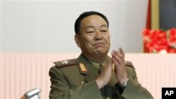 朝鲜人民武力部部长玄永哲（资料照）