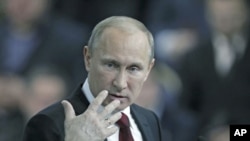 俄罗斯总理普京2月29日在莫斯科