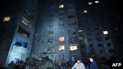 Харьков: жилой дом, поврежденный в результате российского ракетного удара. Сентябрь 2024 г. 