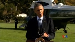 2014-10-29 美國之音視頻新聞: 奧巴馬稱讚美國為應對伊波拉所做的努力