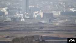 開城工業園區位於南北韓非軍事區以北10公里處。