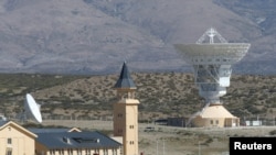  在阿根廷拉斯拉哈斯看到的中国空间站的设施。(2019年1月22日) 在阿根廷拉斯拉哈斯看到的中国空间站的设施。(2019年1月22日)