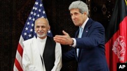 阿富汗兩名總統候選人之一加尼,星期五與克里會晤.