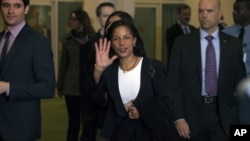 美国驻联合国大使赖斯11月29日在联合国总部